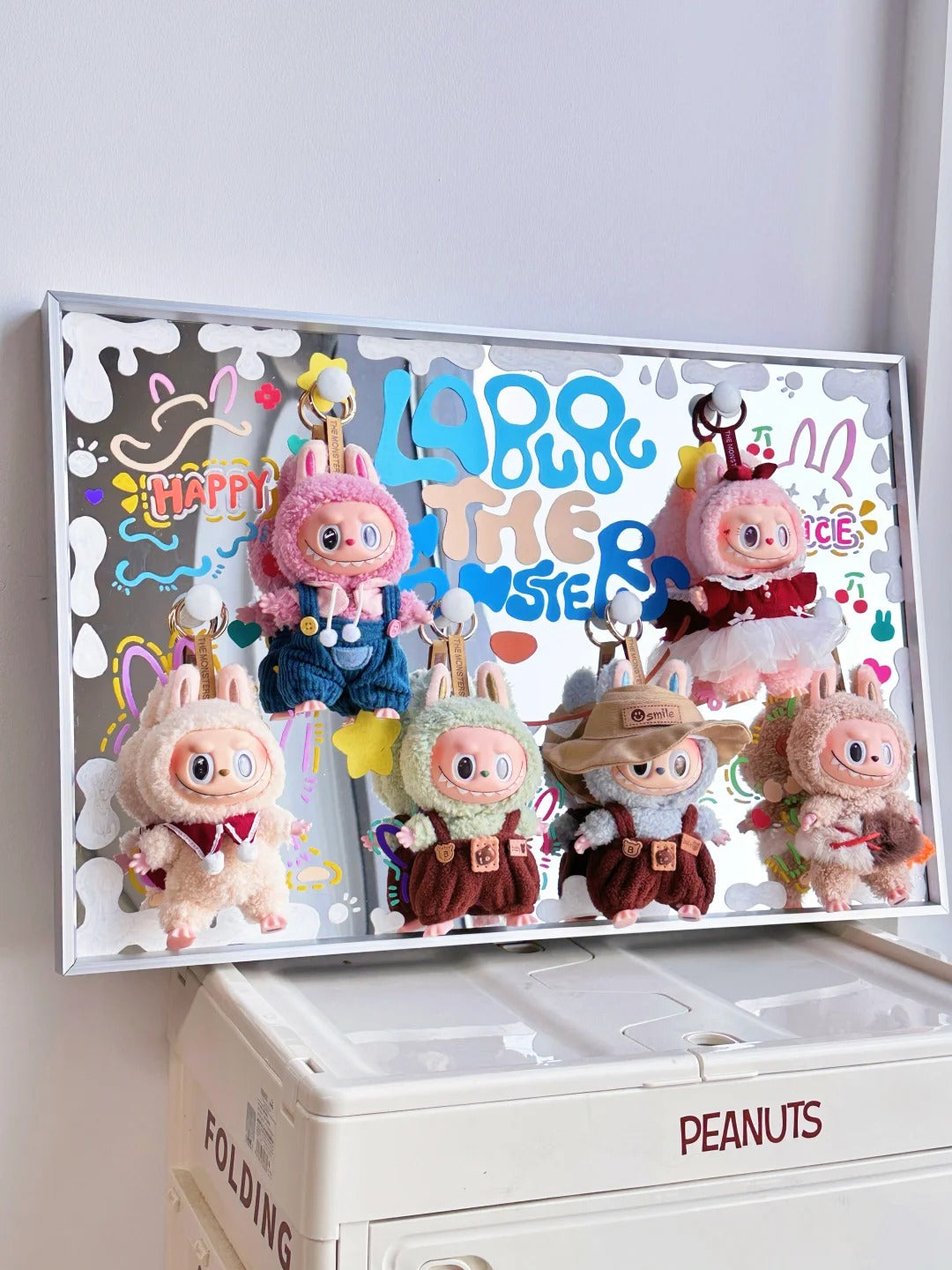 Labubu Macaron & Have a Seat decorative 3D painting