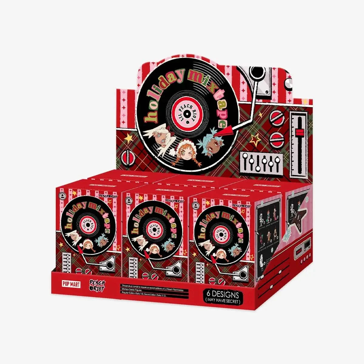 Lil PEACH RIOT Holiday Mixtape Series Figures Blindbox