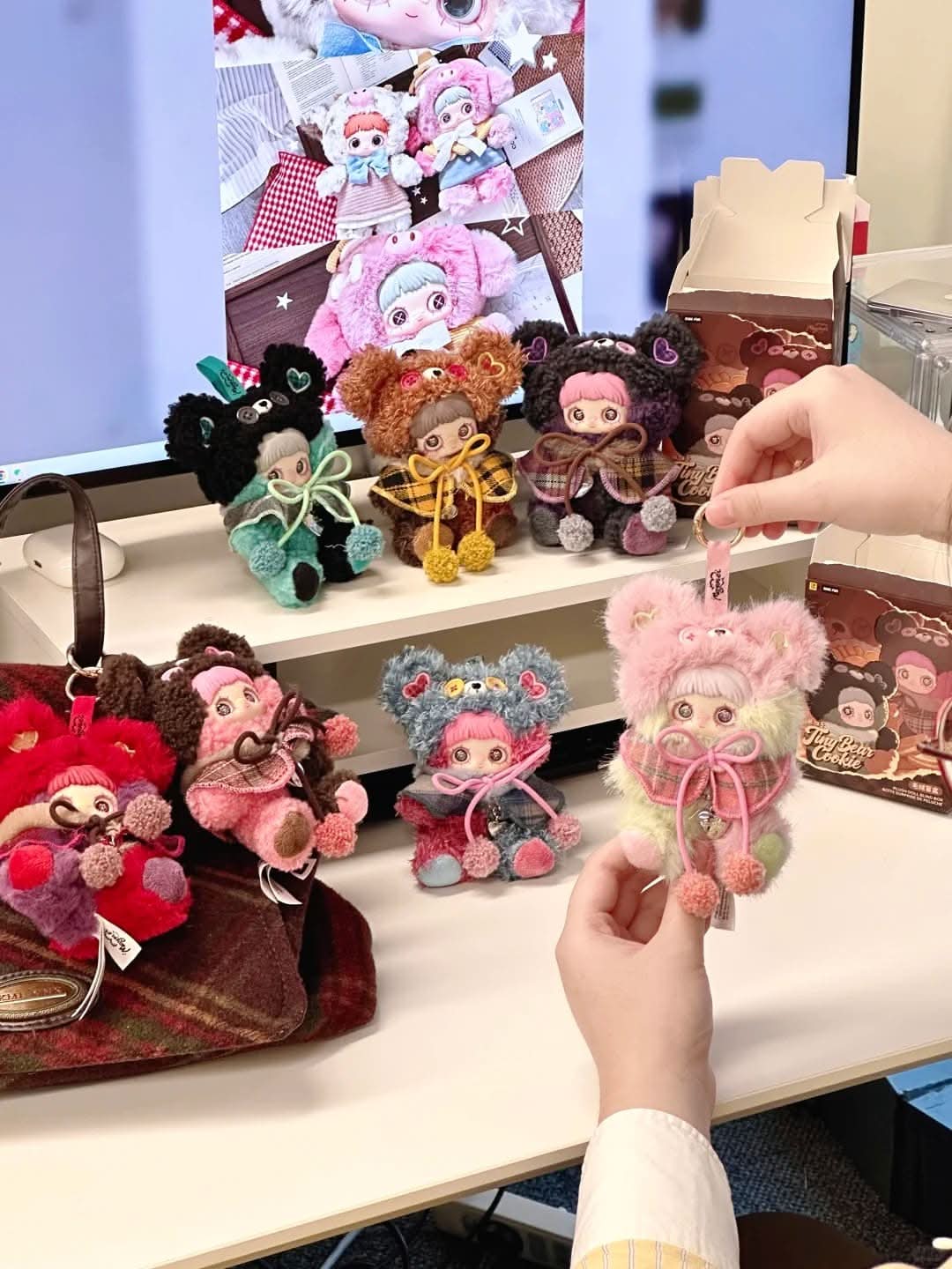 MAYMEI Tiny Bear Cookie Series Plush Dolls Blind Box