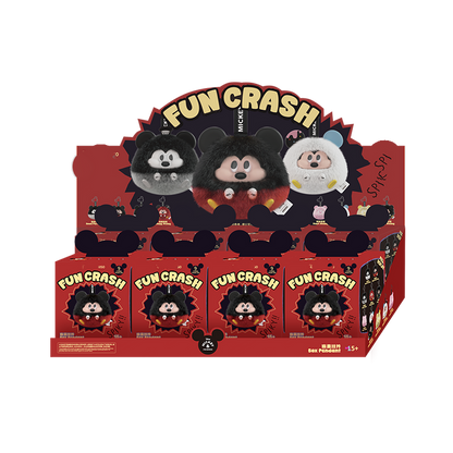MICKEY Fun Crash Series Vinly Plush Pendant Dolls, Blind Box - toptoylands