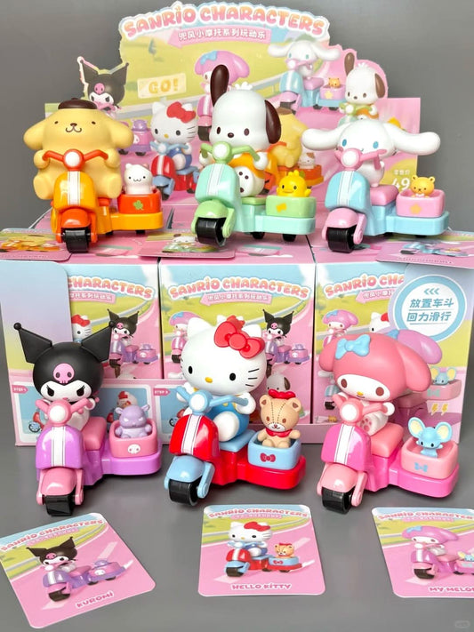 MINISO x SANRIO Colaboración Serie Escuadrón de Motos Caja Ciega