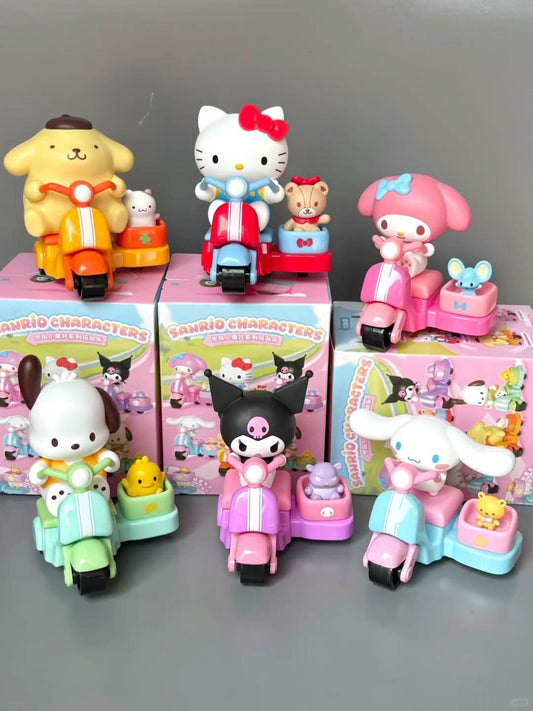 MINISO x SANRIO Colaboración Serie Escuadrón de Motos Caja Ciega