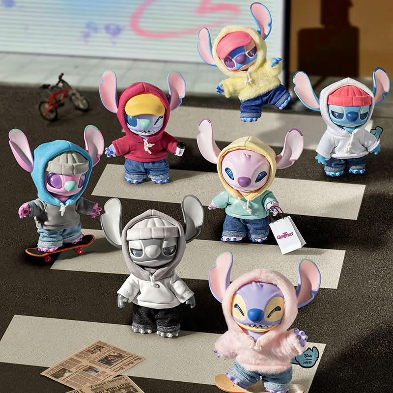 STITCH GenZ Street Blind Box – Disney x MINISO Plush Pendan - toptoylands