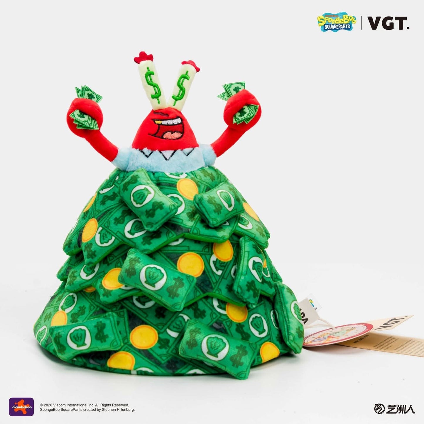 Mr. Krabs Lucky Money Tree Plush Toys