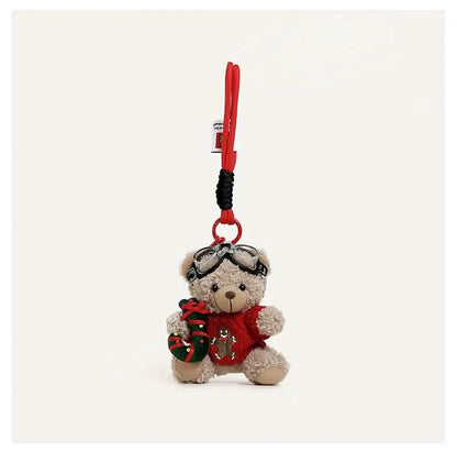 Christmas sweater bear Bag Charm - toptoylands