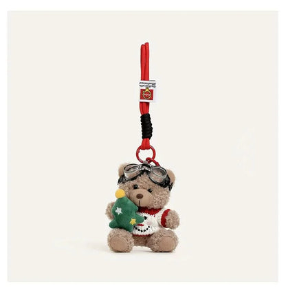 Christmas sweater bear Bag Charm - toptoylands