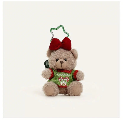 Christmas sweater bear Bag Charm - toptoylands