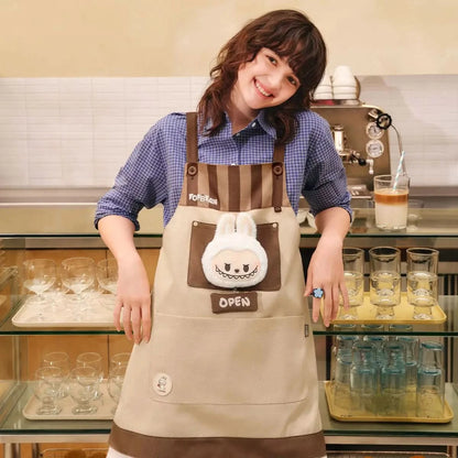 POP BEAN Coffee Factory Series-LABUBU Apron5
