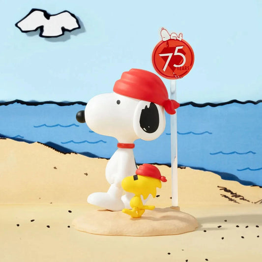 Peanuts 75th Anniversary | Snoopy Comic Life Series Figures Blindbox - toptoylands