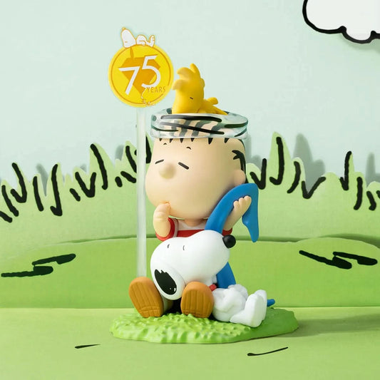Peanuts 75th Anniversary | Snoopy Comic Life Series Figures Blindbox - toptoylands