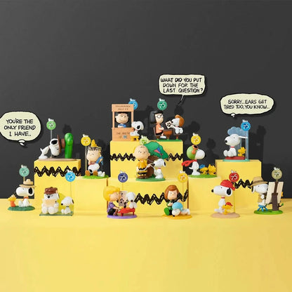 Peanuts 75th Anniversary | Snoopy Comic Life Series Figures Blindbox - toptoylands