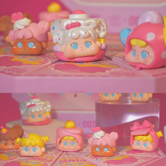 QOQO MINI FACE Pink Birthday Series PVC Figures Blind Box - toptoylands