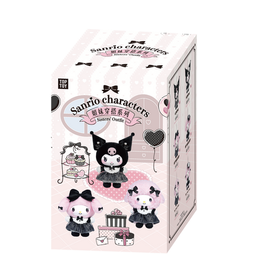 SANRIO Characters Sisters' Outfit Series Vinyl Plush Blind Box - toptoylands