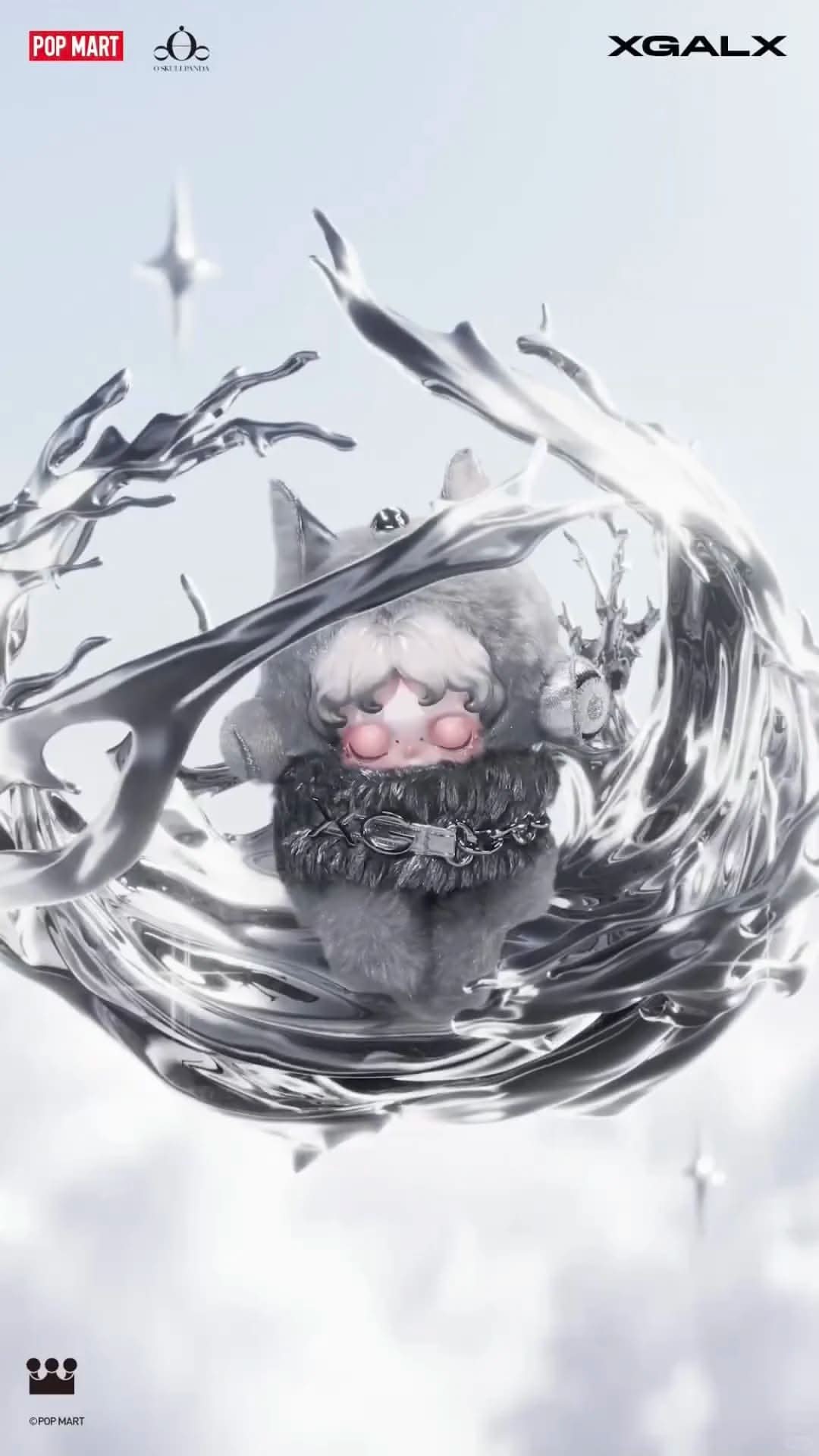 SKULLPANDA XG Plush Doll Pendant (Japan Exclusive)