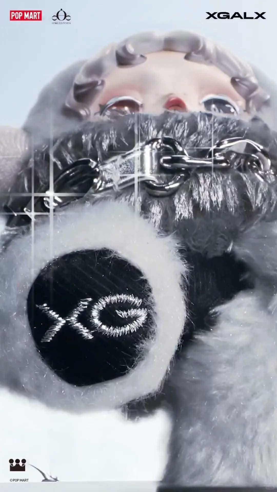 XG × SKULLPANDA PLUSH DOLL PENDANT 日本限定 SKULLPANDA XG Plush Doll Pendant Japan Exclusive POPMART Popup
