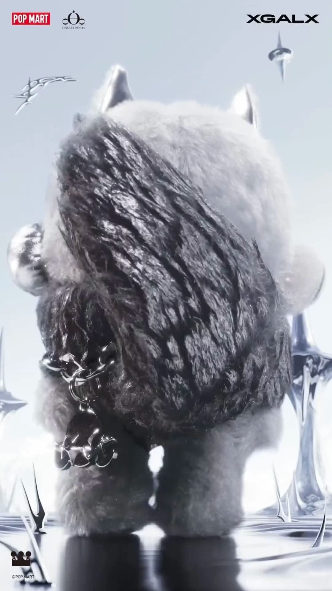 SKULLPANDA XG Plush Doll Pendant (Japan Exclusive)