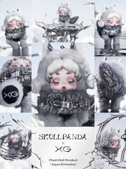 SKULLPANDA XG Plush Doll Pendant (Japan Exclusive)