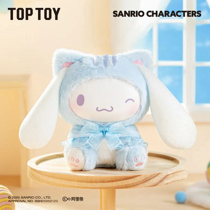 Sanrio Characters Play with Kittens Series Plush Keychains Gift Blind Box - toptoylands