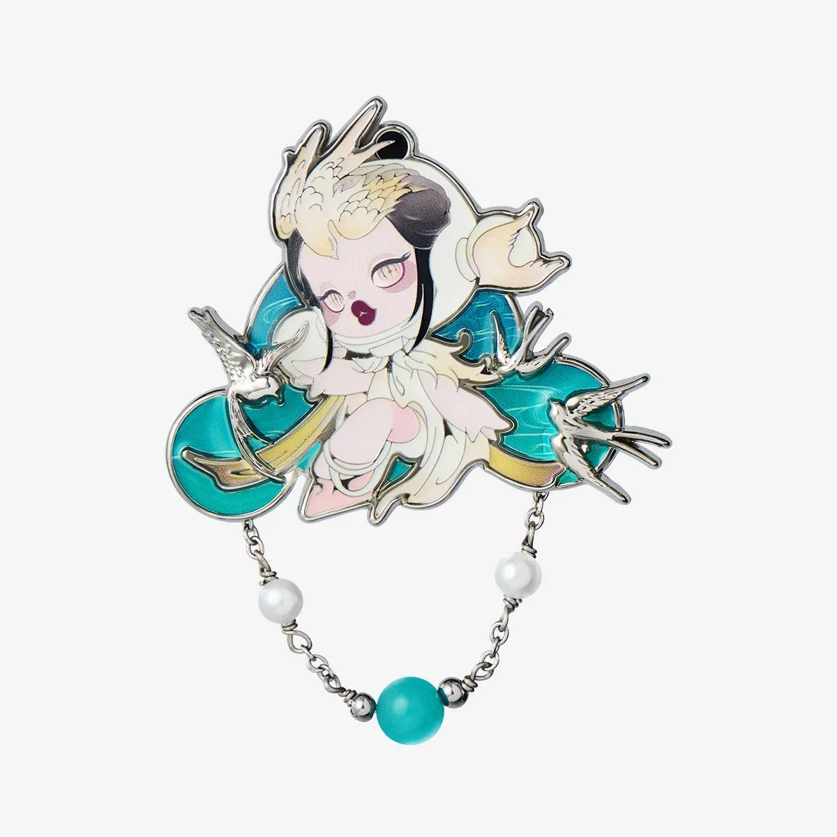 Skullpanda The Mirage Series Breastpin Blindbox - toptoylands