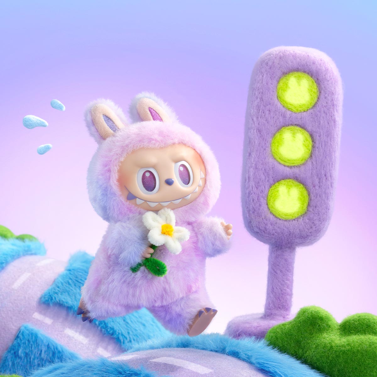 THE MONSTERS Labubu V3 Big into Energy Series-Vinyl Plush Pendant Blind Box