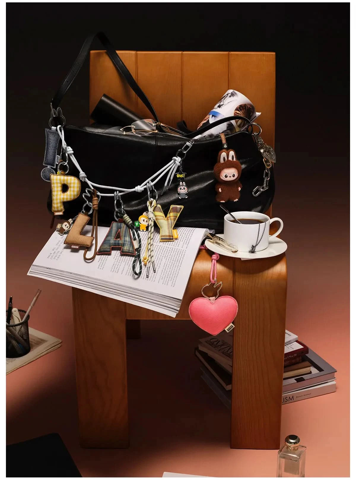 THE MONSTERS Pin for Love Series- Letter Pendant Blind Box (A-Z)