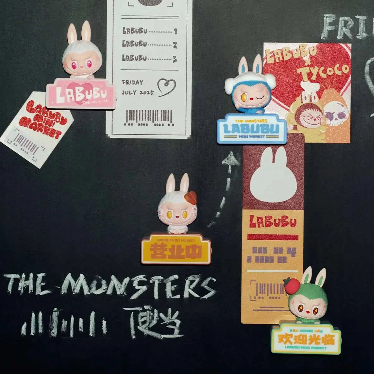 THE MONSTERS Wacky Mart Series-Fridge Magnet Blind Box - toptoylands