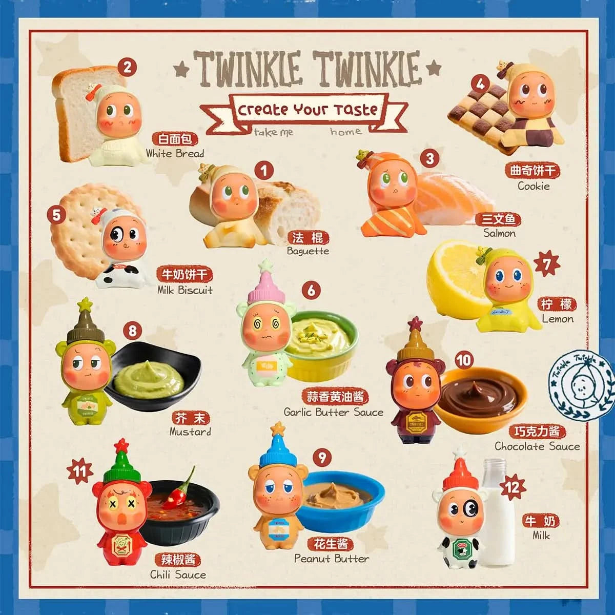 Twinkle Twinkle Create Your Taste Series Figures Blindbox - A - toptoylands