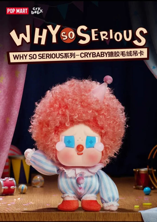 WHY SO SERIOUS Series Crybaby Vinyl Plush Pendant-popmart