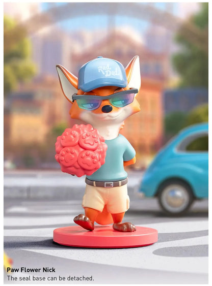 ZOOTOPIA Next Adventure Series Figures Blindbox paw flower nick