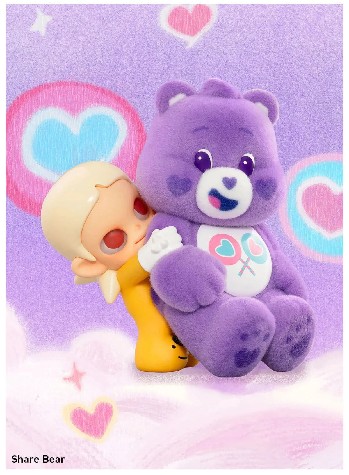 ZSIGA × CARE BEARS Series Figures Kawaii Blindbox share bear