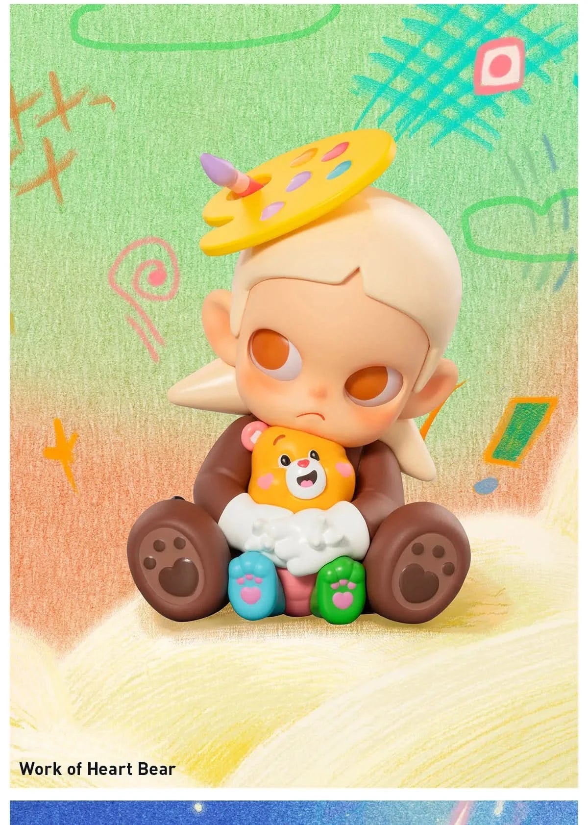 ZSIGA × CARE BEARS Series Figures Kawaii Blindbox work of heart bear