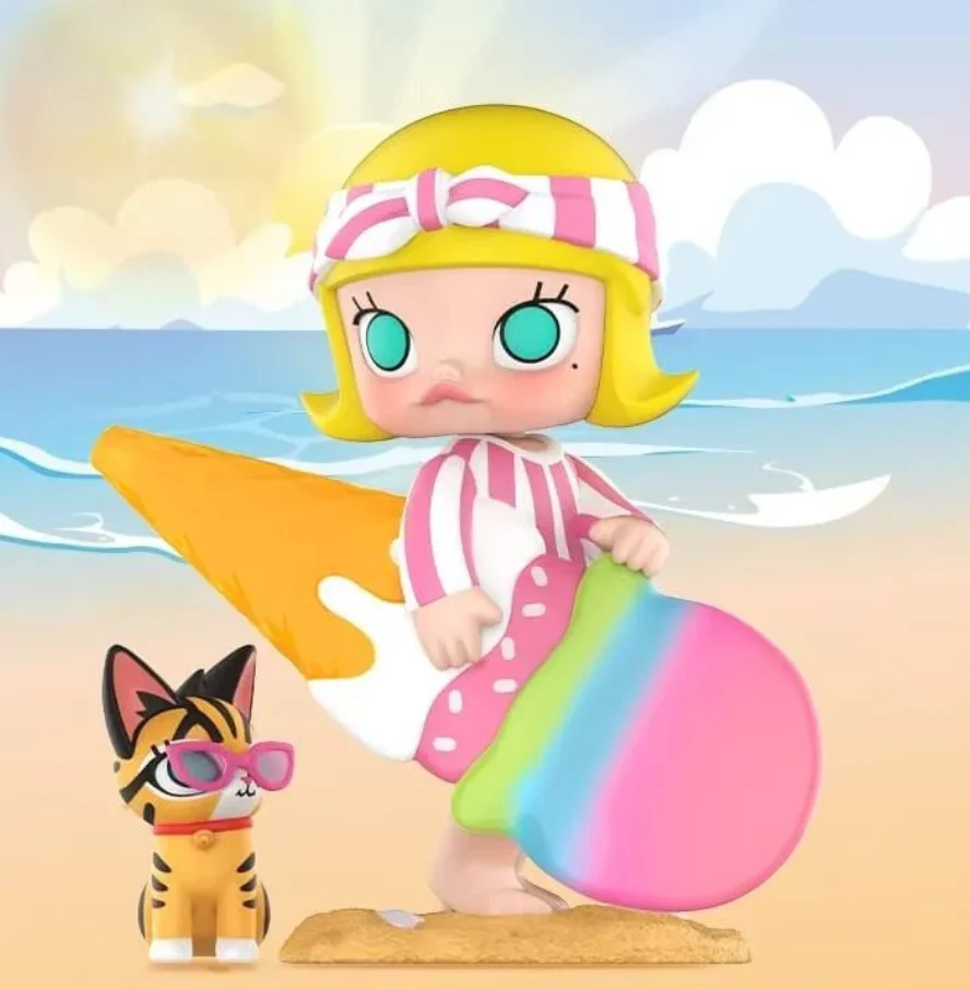 MOLLY Pink Surfer Figures(Collector's Edition) -popmart