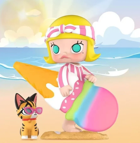 MOLLY Pink Surfer Figures(Collector's Edition) -popmart